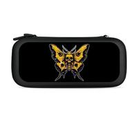 Death's Head Moth Carry Case for Switch Carrying Cover Storage Bag Protective Accessories Travel Black-Style