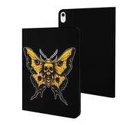 Death's Head Moth Case Compatible for iPad 10代 (10.9in) Tablet Cases Stand Protective Cover with Sleep/Wake