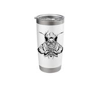 Deaths Head Moth Demon Devil Moon Stainless Steel Insulated Tumbler
