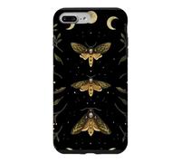 Deaths Head Moth Mystical Whimsigoth Art Episodic Drawing Case for iPhone 7 Plus/8 Plus
