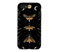 Deaths Head Moth Mystical Whimsigoth Art Episodic Drawing Case for iPhone SE (2020) / 7/8
