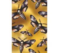 Deaths Head Moth Notebook: Cool Notebook For Moth Lovers - 6x9 120 Page College Ruled Lined Paper