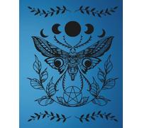 Death's-head Moth Notebook: Witchy, Gothic, Magical, Fantasy, Composition notebook, journal, 120 pages