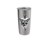 Death's Head Moth Skull Arrow Stainless Steel Insulated Tumbler