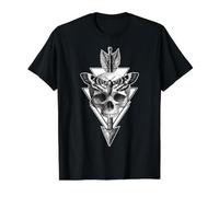 Death's Head Moth Skull Arrow Value Graphic T-Shirt, Men, Black, M