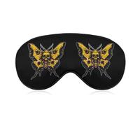 Death's Head Moth Sleep Mask Soft Eye Mask Eye Cover Eyeshade Blindfold with Adjustable Strap