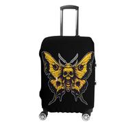 Death's Head Moth Suitcase Cover Washable Luggage Protective Covers Travel L