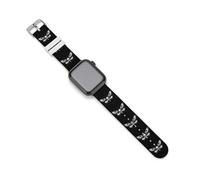 Death's Head Moth Watch Band Compatible with Apple Watch Silicone Watch Straps Replacement Straps