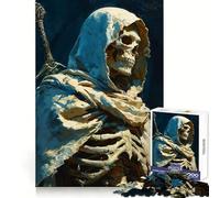 Death's Messenger Jigsaw Puzzles for Teenagers 1000 Pieces Recall Boost Sharp Cut Real Challenge Wall Art (38x52cm)