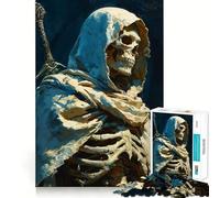 Death's Messenger Jigsaw Puzzles for Teenagers 1000 Pieces Recall Boost Sharp Cut Real Challenge Wall Art (38x52cm)
