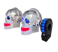 DEaThsalL Full-range waterproof Bluetooth motorcycle handlebar stereo speaker. The sound quality is clear and noise-free thanks to the full-frequency