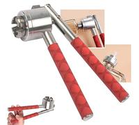 DEaThsalL Perfume Bottle Capping Machine, Durable/Non-Slip Handle, Capping Tools (13mm,15mm,18mm,20mm), Hand-Held Sealing Machine Red-18mm