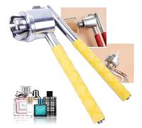 DEaThsalL Perfume Bottle Capping Machine, Durable/Non-Slip Handle, Capping Tools (13mm,15mm,18mm,20mm), Hand-Held Sealing Machine Yellow-18mm