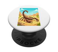 Deathstalker Scorpion - deadly venom in desert regions comic PopSockets Adhesive PopGrip