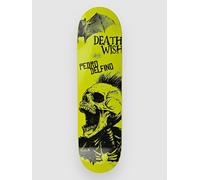Deathwish Pedro Delfino Voided 8.25" Skateboard Deck yellow Uni