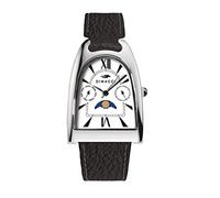 Deauville Multifunctional Watch, Black + Silver, Strap.