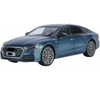 DEAVER Diecast 1:24 For A7 Scale Alloy Car Models Simulation Pre-Built Finished Vehicle Model Display Souvenirs Collection(Blue)