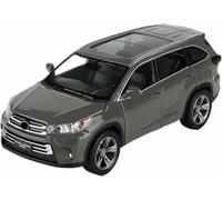 DEAVER Diecast 1:32 For Highlander Suv Alloy Car Models Simulation Scale Vehicle Model Kit Display Souvenirs Collection(Silver 1)