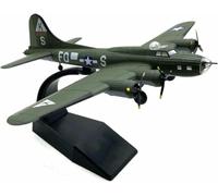 DEAVER Display Scale Aircraft 1/144 For B17 Wwii Classic Bomber Die-Cast Metal Alloy Collection-Level Airplane For Model Suitable For Gift Giving