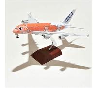 DEAVER Display Scale Aircraft 20Cm 1:400 For Ana Kala A380 Turtle Airline Plane With For Landing Gears Alloy Finished For Model Suitable For Gift Giving(Orange)