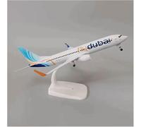DEAVER Display Scale Aircraft 20Cm 1/400 For Dubai Airlines Boeing 737 Plane For Miniature For Model Decorative Bookcase Suitable For Gift Giving