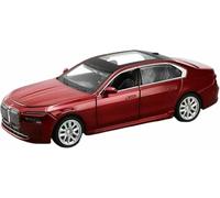 DEAVER Scale For Model Car Replica 1:32 15Cm Long Alloy Material Diecast For For Bmw I7 G70 Luxurious Vehicle Collectibles Ornaments Motor Vehicles(Red)