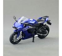 DEAVER Simulation 1/18 Scale For Yamaha Yzf-R1 Off Road Motorbike Alloy Model Diecast Motorcycle Vehicle Toy Gift(Blue)