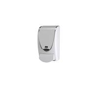 DEB Soap Dispenser for Bathroom and Toilet, weiß verchromt