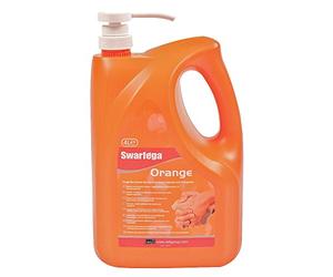 DEB SOR4LMP Swarfega Hand Cleaner Pump, 4L, Orange