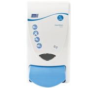 DEB WRM1LDSEN Stoko Cleanse Washroom Dispenser, 1L | Wall-mountable design with a large push button for easy hand or elbow operation, helping control dosage to reduce waste.