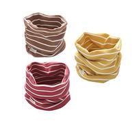 DEBAIJIA Baby Scarves Kids Infant Neckerchief Boys Girls Cotton Multi-use Collar Warmer Cute Windproof Soft Printing Pattern Knitting Scarf Hat Bandana Drool Bibs 3Pcs for 0-8 Years