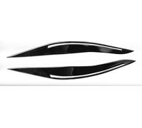 DEBAO Car Headlight Eyebrows for BMW 5 Series F10 2014-2017, Car Headlight Eyelid Eyebrow Front Head Light Cover Brow Headlamp Sticker Trim
