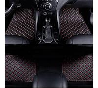 DEBAO Leather Car Floor Mats for Audi A3 Hatchback 2013-2018 (RHD), All-weather Protection Non-Slip Waterproof Car Mats Luxury Auto Floor Liner,black-red