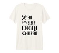 Debate Design for Debater Speaker - Eat Sleep Debate Premium T-Shirt