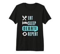 Debate Design for Debater Speaker - Eat Sleep Debate Premium T-Shirt