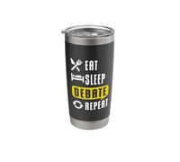 Debate Design for Debater Speaker - Eat Sleep Debate Stainless Steel Insulated Tumbler