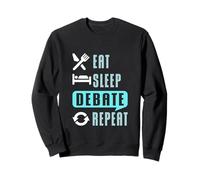 Debate Design For Debater Speaker - Eat Sleep Debate Sweatshirt