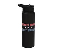 Debate Hard Unite Harder Patriotic Unity Political Saying Stainless Steel Insulated Water Bottle