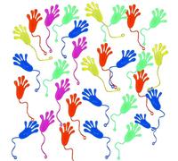 Debbery 30pcs Sticky Hands, Sticky Man Throw Toy in Vibrant Colors, for Party Bag Fillers, for Classroom Prizes and Kids' Birthday Parties