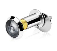 Debbery Door Viewer with Privacy Cover, Silver Door Spy Hole, 14mm Diameter 35-50mm, Peephole Viewer, Door Peephole Camera for Home Office Hotel
