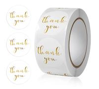 Debbery Thank You Stickers, 500pcs Circle Labels Sticker 0.98 Inch Thank You for Coming to My Party Stickers, Thankyou Sticker for Presents, Crafts, Homemade Presents