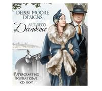 Debbi Moore Designs Art Deco Decadence Papercrafting CD Rom (324637)