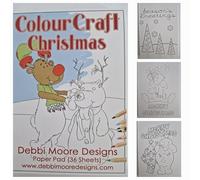 Debbi Moore Designs Mini A6 Christmas Colouring Book CL058