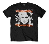 Debbie Harry French Kissin' Unisex T-Shirt (Large) Black