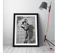 Debbie Harry One Way Or Another Framed Wall Art Picture Print - A1 - Black Frame