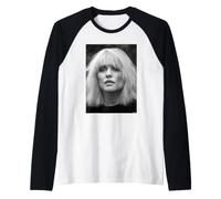 Debbie Harry Post-The Hunter Blondie By David Corio Raglan Baseball Tee