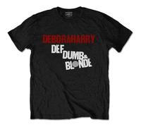 Debbie Harry T Shirt Def Dumb & Blonde Band Logo Official Mens Black M