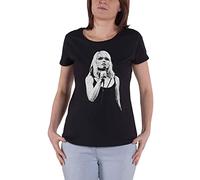 Debbie Harry T Shirt Open Mic Blondie Band Logo Official Mens Black M