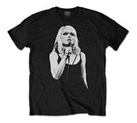 DEBBIE HARRY T Shirt Open Mic Blondie Band Logo Official Mens Black XXL