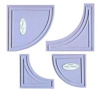 Debbie Shore Quarter Circle Acrylic Templates for Patchworking and Applique